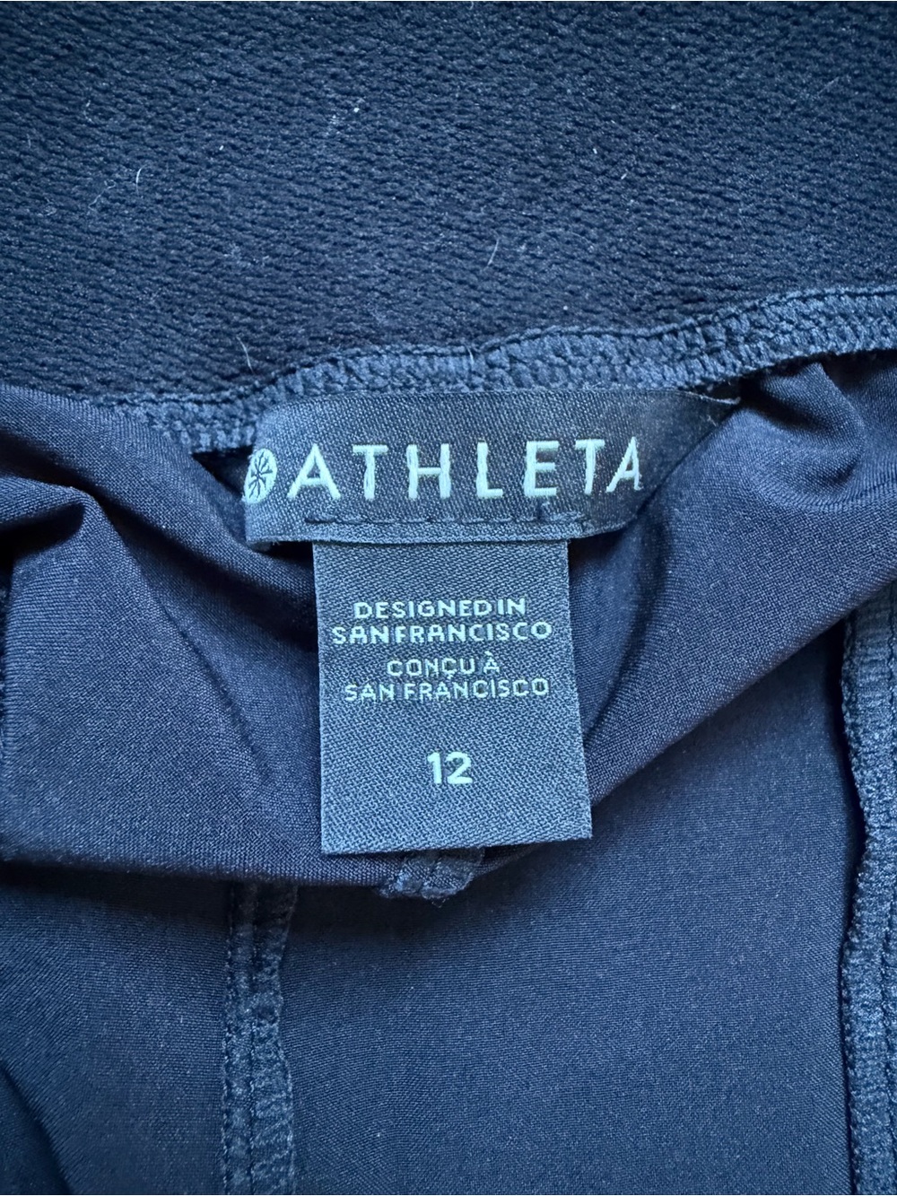 Athleta Brooklyn Heights Jogger Pants with Zippers Black Size 12 - Picture 12 of 14